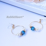 大人色♡フープのノンホールピアス