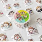 [阿卓小表情]　マスキングテープ　１ループ（切り売り）