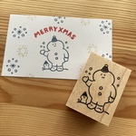 「寒がりなスノーマン」スタンプ
