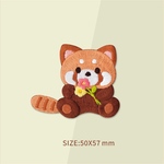 数量限定かわいいレッサーパンダ刺繍アイロンワッペンシールタイプ