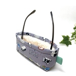 ちょい置きメガネ　メガネ置き　ペンケース　ふわふわファー【フレンチブル】