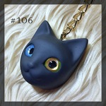 黒猫☆オッドアイ#106 キーホルダー