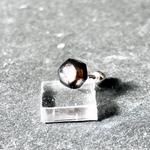 「ヘキサmini」 14G / 16G ストレートバーベル ピアス （clear）