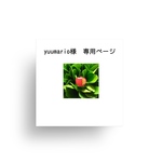 yuumario様　専用ページ