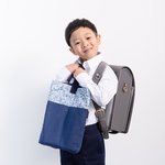 紺 ネイビー 私立 お受験 小学校 小学生 恐竜 リバティ ランブルアンドロアー 入園入学グッズ シンプル 名入れ