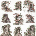 フレークシール Flower wall 2 <S800>
