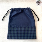 ★人気商品★体操服袋  巾着🚙ファミリア風チェック