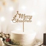 木製ケーキトッパー | Merry Christmas | B type