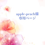 apple-peach様専用ページ