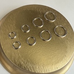 つけっぱなし フープ シルバー ピアス 金属アレルギー対応 サージカルステンレス 