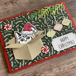【クリスマスカード】ネコちゃんのクリスマスカード