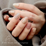 【 Check nail 】チェックネイル /秋ネイル/冬ネイル/ネイルチップ/カジュアルネイル/オフィスネイル/シンプルネイル
