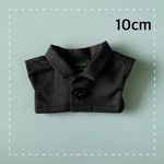 10cmぬいぐるみ用　プレーンシャツ(ブラック)