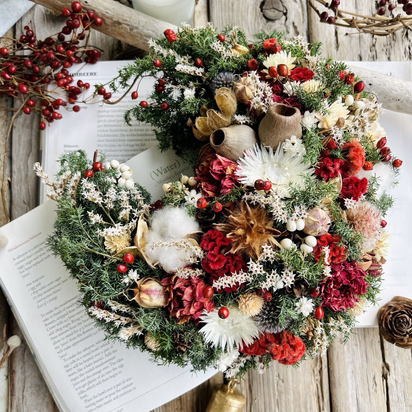 三日月リース223(クリスマス) 三日月リース223(クリスマス)