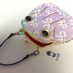ケロがま口 MINIバック☆おしゃれリボン☆