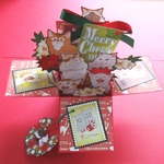 クリスマスポップアップカードBOX（ちょっと大人っぽい感じです）