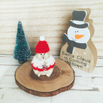 🎄北欧しろくま貯金箱用　ガチャ　ミニくまさん　クリスマス🤶お着替えセット