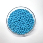 新色追加♡【約6mm 200個】6.スカイブルー カラフルアクリルビーズ ラウンド 貫通穴あり