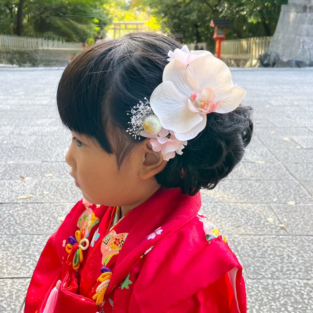 夏メロン様オーダー　七五三　髪飾り eec5339a04fdd1a8578b086be7e454