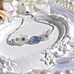 11/23販売開始✦タンザナイトとクリスマスローズのブレスレット　コラボ作品　限定