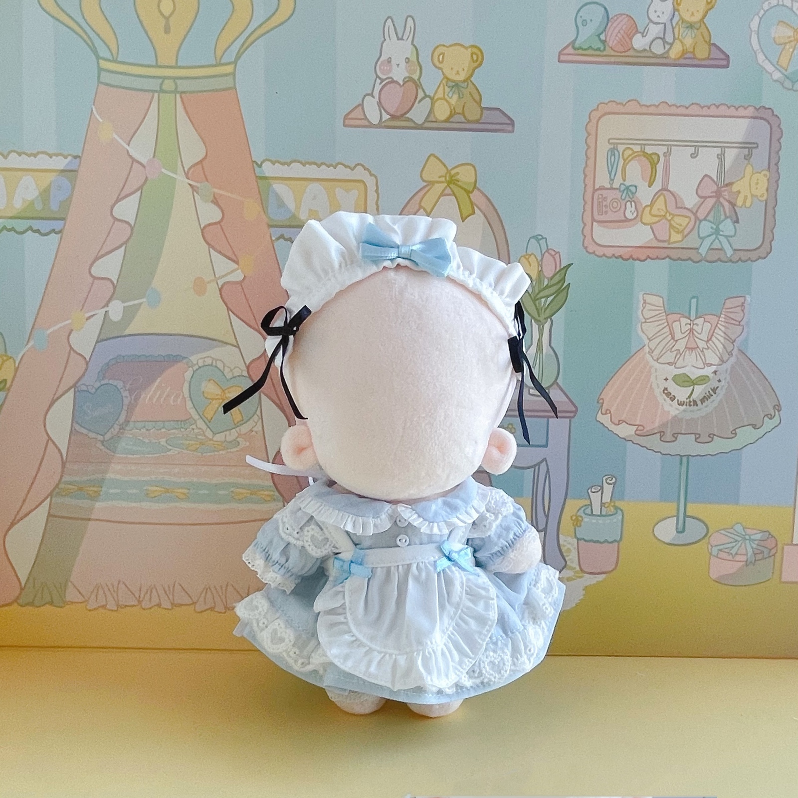 15cmぬいぐるみ用 着せ替え服 ぬい服 コスチューム メイド服