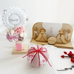 【ミニ羽子板と手毬の2点セット】名前旗 ひなまつり 七五三 写真撮影 写真小物 初節句 名入れ 名前入り 女の子 雛人形 命名書 モリス 誕生日 100日祝いてまり 初正月 出産祝い 七五三撮影