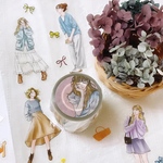 ★11月新入荷★[Hairmo] [HM-011] No.14 生活有妳(Life with you) ダイカットマットPETテープ 切り売り(約5cm×100cm)
