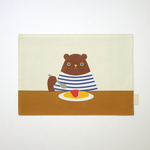 クマのランチタイムのランチョンマット