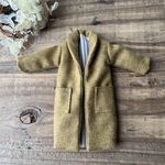 ショールカラーコート(マスタードイエロー) 22cmドール服