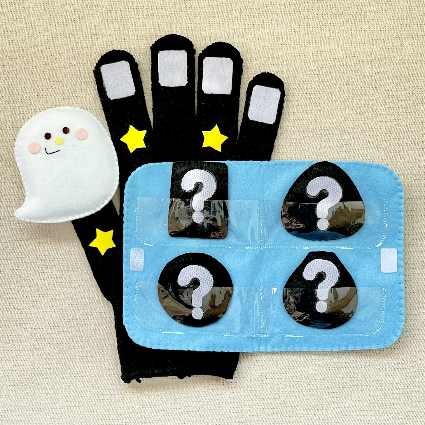 再販》くいしんぼおばけ＊手袋シアター＊保育グッズ＊手遊び