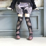 2559 黒レースのブライスさんの靴下  Blythe ブライス アウトフィット 洋服 リカちゃん　靴下　1