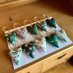 ハートのオーナメント＊クリスマスgreen 大忙しのサンタさん