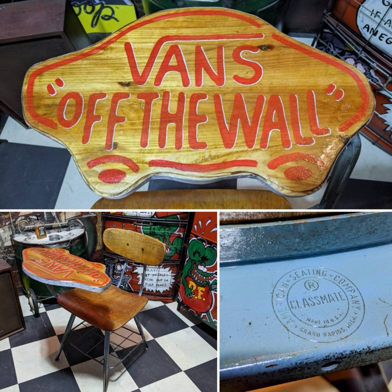 アメリカンヴィンテージアメリカン スクールデスク（改）Vans 