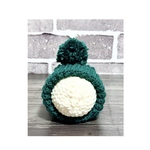 手編みの犬用ニット帽 冬のお散歩に最適　お洋服に合わせてどうですか？　Sサイズ