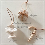 【3点セット】Leather ornament 【Present】 set🎁