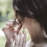【花嫁様人気】すずらん　イヤリング・ピアス