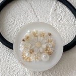 （ヘアゴム）bouquetホワイト