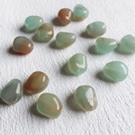   【10個/12x10.5x8mm】縦穴　変形　　ビーズ　ハンドメイドパーツ　k/変形