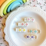 🥨《単品1コ》　おはなベビーヘアクリップ　/   ベビークリップ　お花　お花クリップ　花　花クリップ　ベビーヘアアクセサリー　キッズヘアアクセサリー　キッズヘアクリップ　プチギフト　