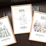 【オリジナルイラスト】両親贈呈品 3点セット / データ納品