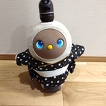 ラボット服 / 男の子用お着物・ウサギ柄🐰黒色