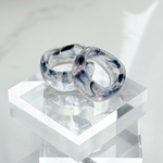 【ICERING】オパライトリング 15号 透明感 オパール オーロラ