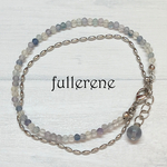 フローライトブレスレット2連【fullereneD】383
