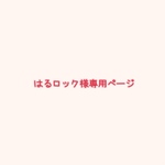 はるロック様オーダー品