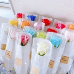 薔薇一輪ラッピング