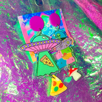 🛸💜飛来した宇宙人ピアス💙👽