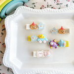 🥨《単品1コ》　アニマルベビーヘアクリップ　/   ベビークリップ　ベビーヘアアクセサリー　ベビーヘアクリップ　キッズヘアクリップ　キッズヘアアクセサリー　男の子ヘアアクセサリー　男の子ヘアクリップ