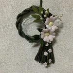   ちりめん細工・お正月飾り(しめ縄飾り)4