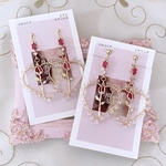 赤薔薇🌹ピアス/イヤリング