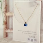 「宙」1粒ネックレス#350